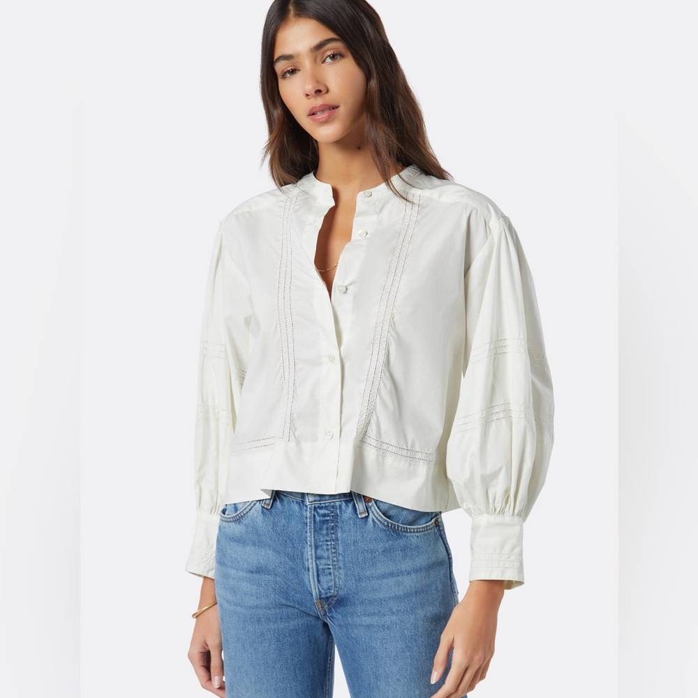 Joie Blaine Long Sleeve Cotton Top